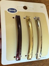 Vintage Goody Stay Tight 3 Pack Barretts New On Card GoldSilverBronze 02607 2006