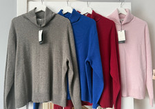BNWT M&S Autograph ladies pure cashmere roll neck jumpers - 14 16 18 20