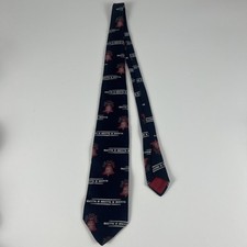 Wemlon by Wembley Men's Neck Tie navy blue Liberty bell Pre-owned Vintage