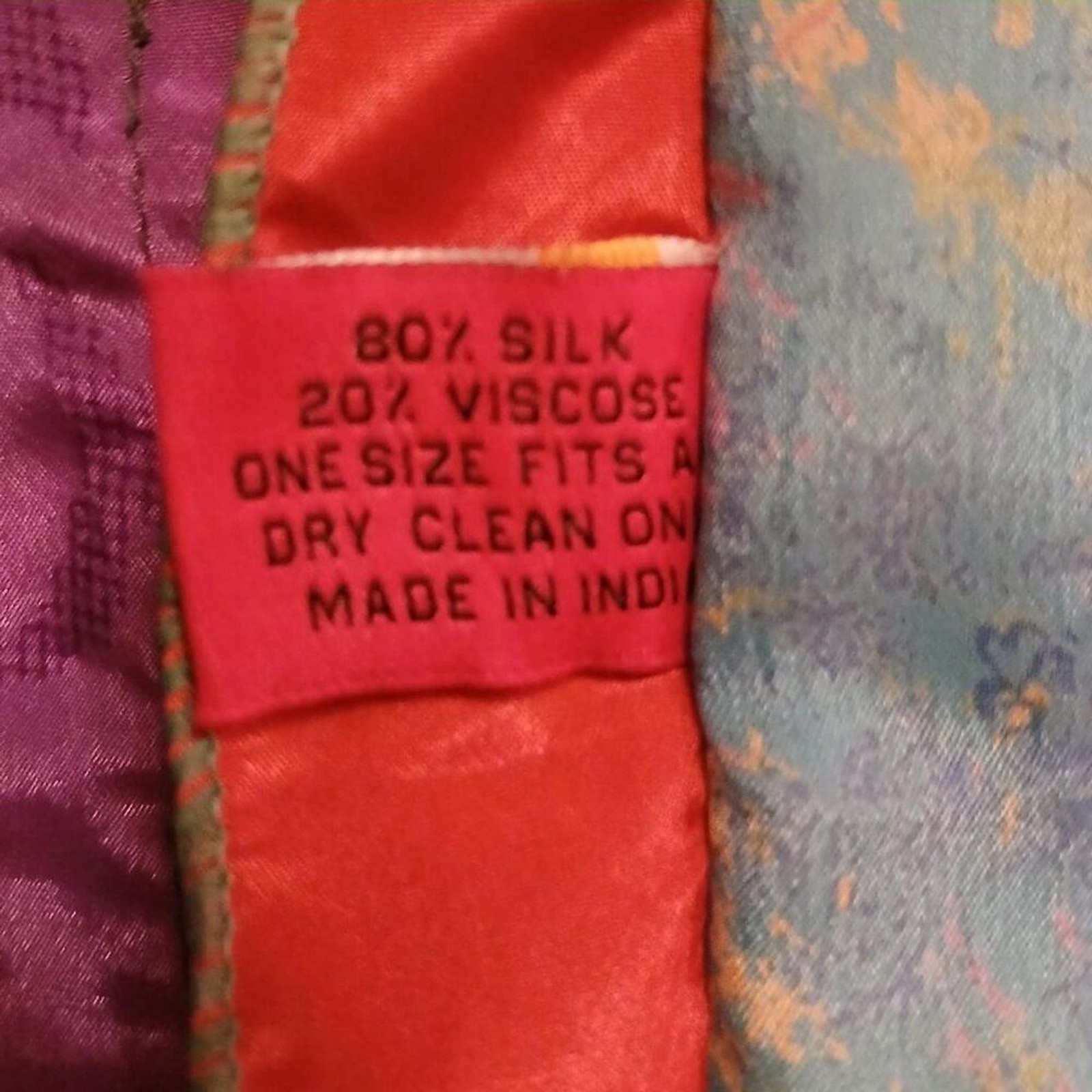 Wevez patchwork multicolor silk blend wrap skirt … - image 6