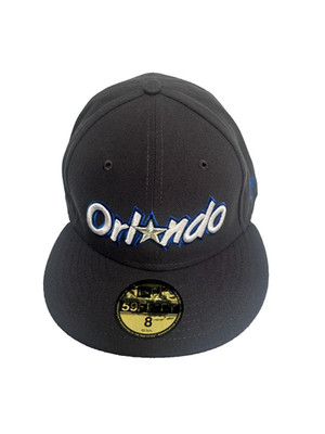 New Era Orlando Magic Hat  Fitted Black Basketball Hardwood Classics Size 7