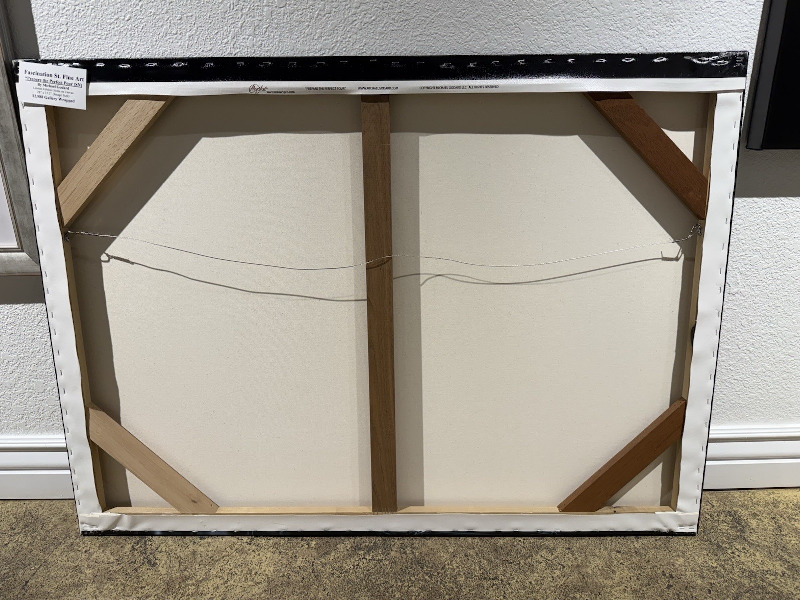 #82/400 "Prepare the Perfect Pour" (SN) Michael Godard LE Giclee on Canvas