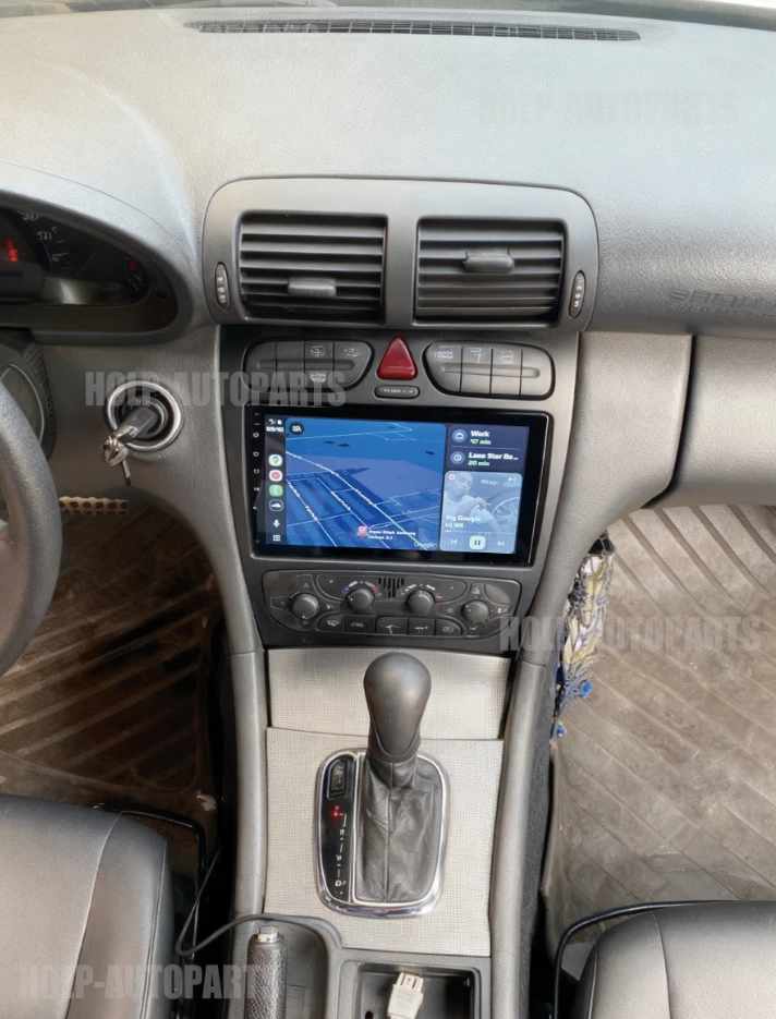 Radio estéreo de coche Android 15 Carplay DSP para Mercedes-Benz Clase C G W203 2003-09 Foto 3 de 4