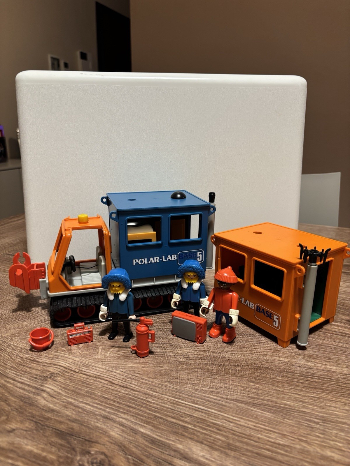 Playmobil 3460 polar lab base mobile cingolata spedizione artica