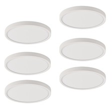 Ultra-Thin LED Ceiling Light - 24W Round - 6 Pack