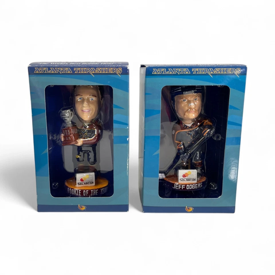 Lote Bobblehead Dany Heatley Novato del Año Atlanta Thrashers Jeff Odgers NHL Foto 2 de 4