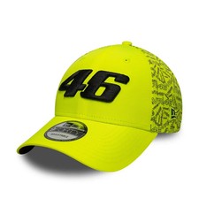VR46 Valentino Rossi Official New Era Logo All Over Print Baseball Cap Yellow