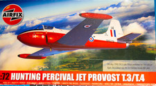 Airfix Hunting Percival Jet Provost T3/T4 Aircraft - Plastic Model Airplane Kit