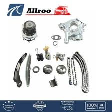 For Nissan 350Z Maxima Altima Murano Timing Chain Kit w/ Water+Oil Pump polished
