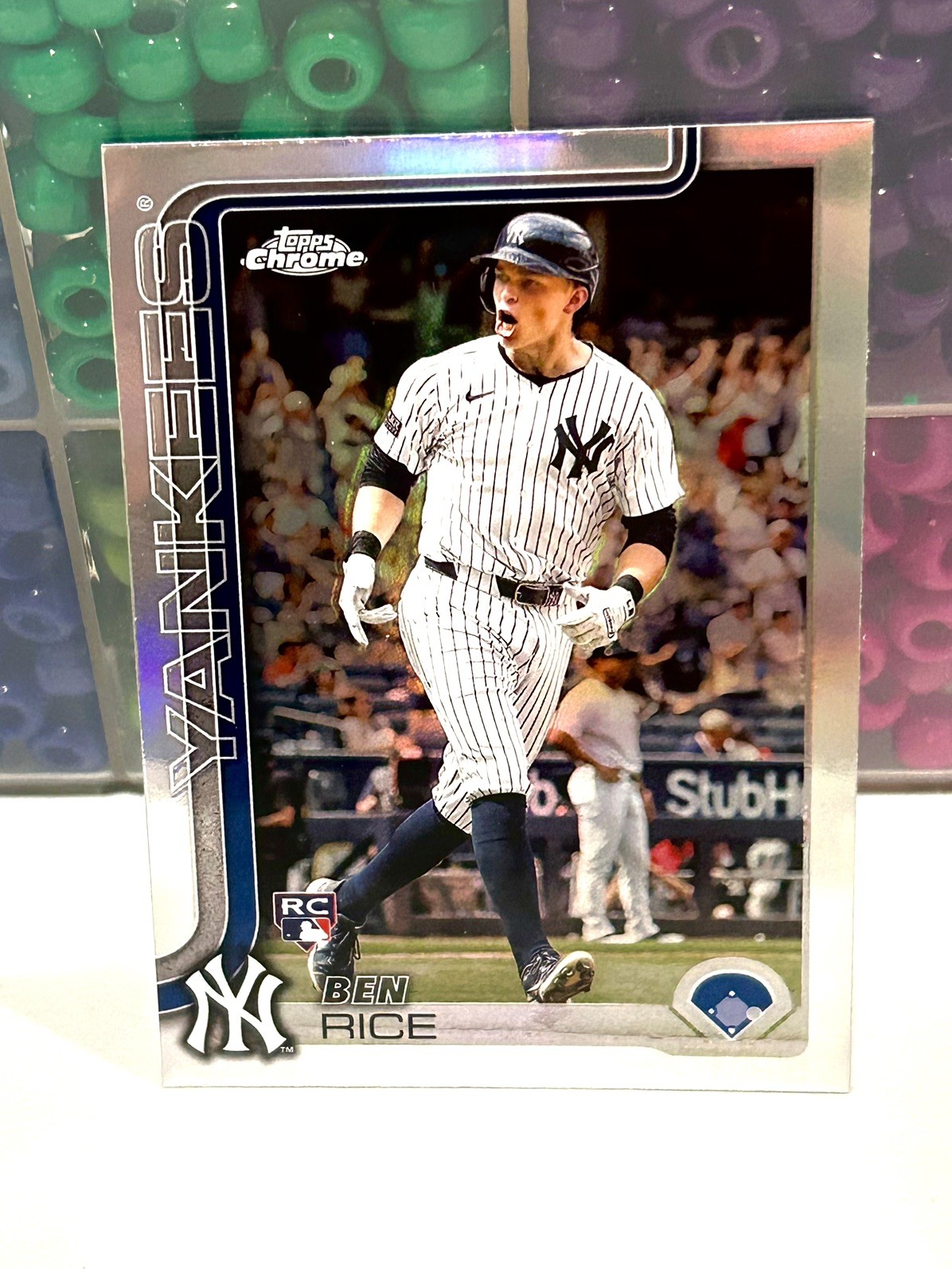 2025 Topps Chrome - Ben Rice #139 Refractor (RC)