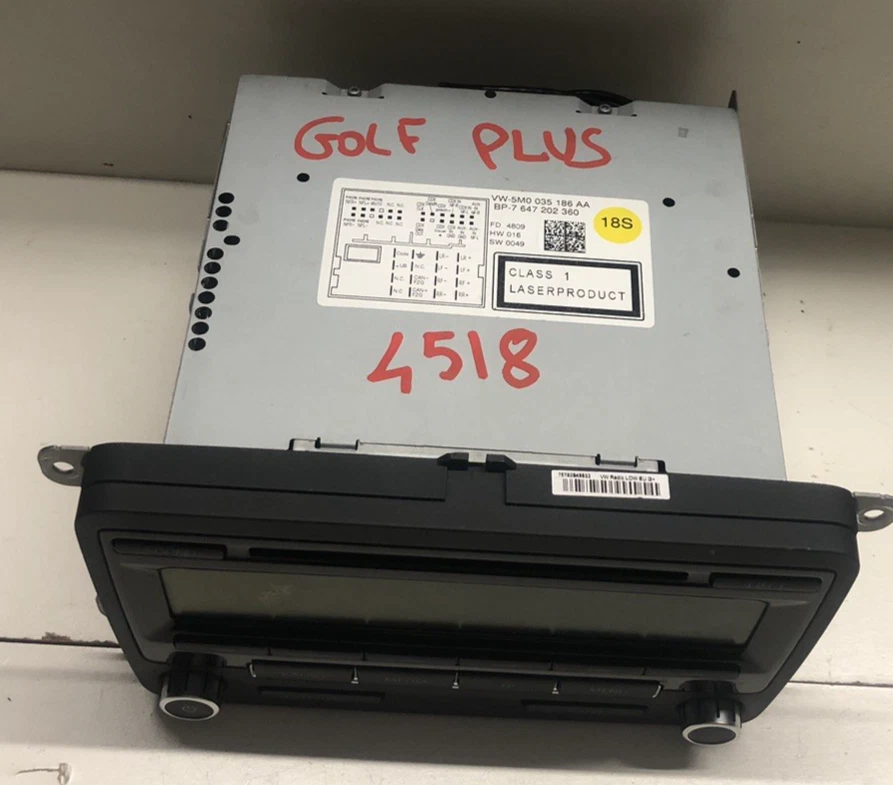 Autoradio Navigatore Volkswagen Golf 5Plus Anno 2004-2013.5M0035186AA - Immagine 3 di 4