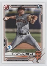 2021 Bowman Draft 1st Edition Eric Silva #BD-162 1s3