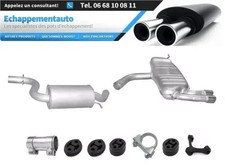 VW Golf V 2.0 GTI 147kW (04-09) échappement pour hayon avec silencieux central