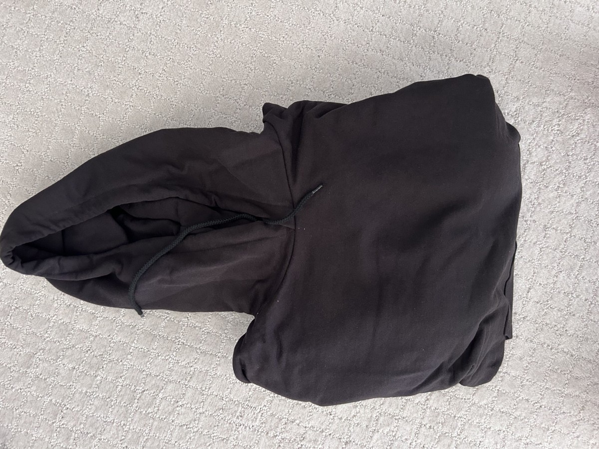 YEEZY Season 6 Pullover Hoodie Men Sz 3 XL Charcoal Gray Black 