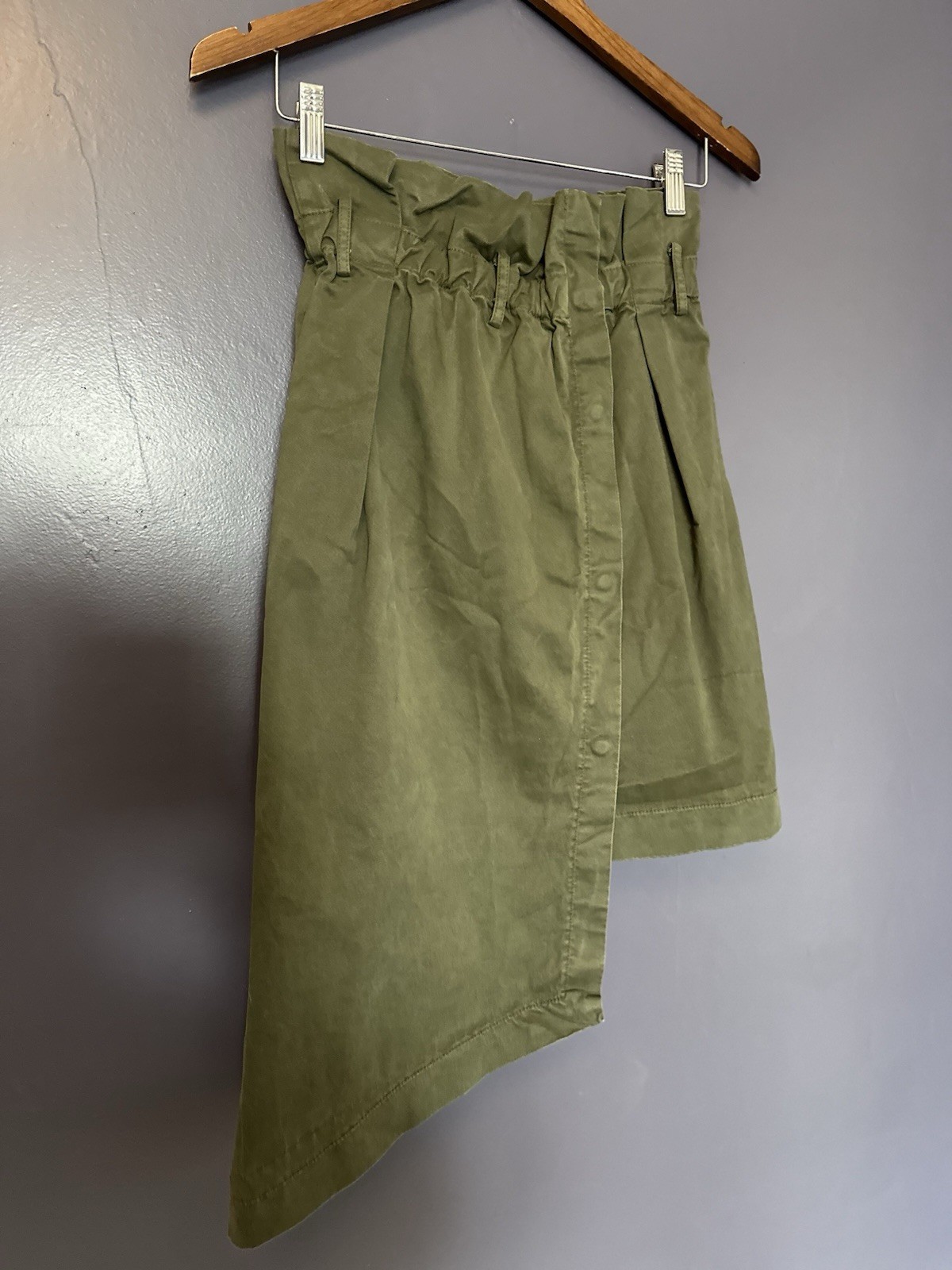 Denim Zara Paperbag Skirt ZARA Premium Denim Collection Paper Bag