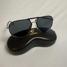Carrera 318/S Polarized Aviator Sunglasses Gold Black w/ Case NEW