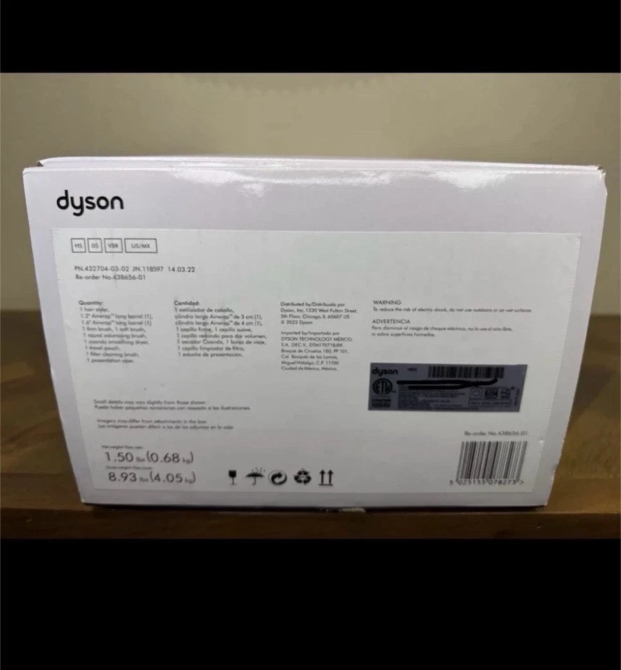 Dyson Airwrap HS05 Complete Multi Styler, Electric Blue/Pink Blush LONG (NEW) - Image 3 of 4