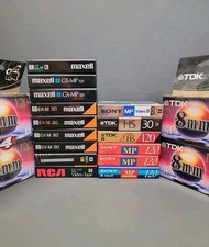 8mm Lot of 21 Maxell Sony TDK Camcorder Video Tapes 120min 11 Metal New  Sealed