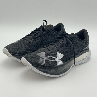 Under Armour Flow Velociti Elite 2 Running Shoes M9.5/W11 Black Sneakers Gym Run