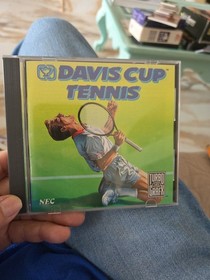 Davis Cup Tennis ( TurboGrafx-16 ) Complete w/Case & Manual &bull; Tested & Works &bull;