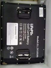 48V 105Ah Golf Cart LiFePO4 Lithium Battery 200A BMS 15000 Cycle EV