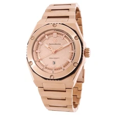 Technomarine Coral Quartz Rose Gold Dial Ladies Watch TM-416058