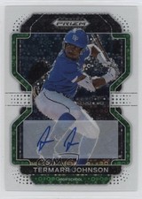 2022 Panini Prizm Draft Picks White Donut Circle 12/50 Termarr Johnson Auto 3hd