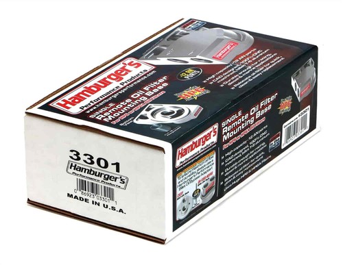 Hamburger's 3301 Single Remote Oil Filter Relocation Base - Picture 4 of 8