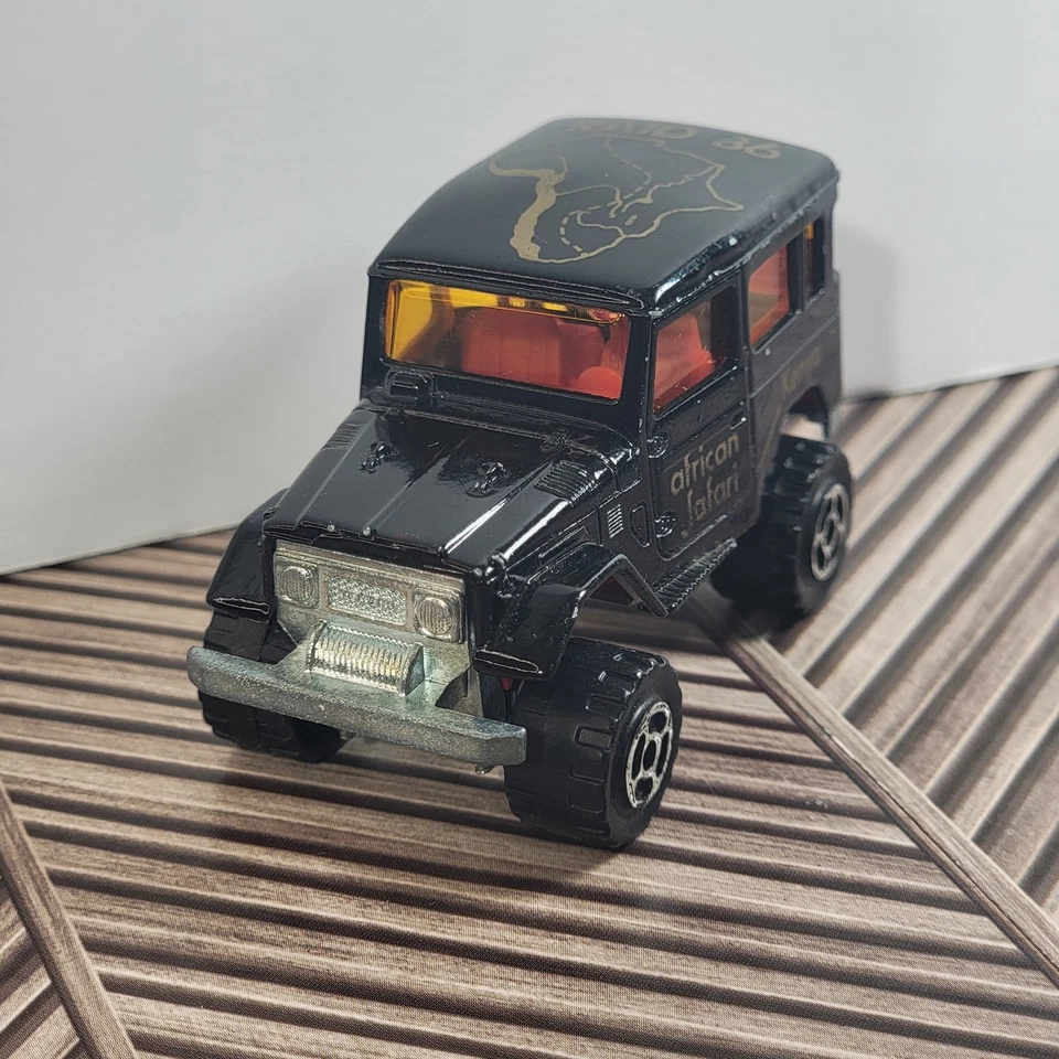Majorette #277 Toyota FJ Land Cruiser, “Raid 86 African Safari” - Vintage - Image 2 of 4