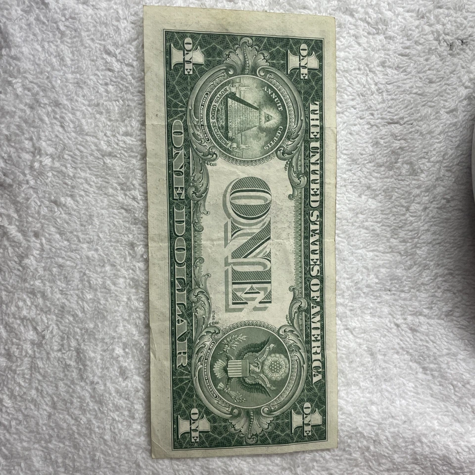 Series 1935 E One Dollar Silver Certificate Blue Seal & Without In God We Trust  - Image 4 of 4