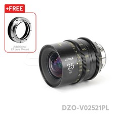 DZOFILM 25mm T2.1 VESPID Prime Full Frame Cinema Lens  PL&EF interchangeable