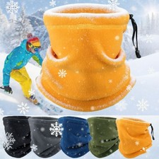 Thermal Neck Gaiter Winter Polar Fleece Scarf Face Mask Bandana for Cold Weather
