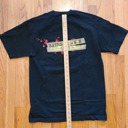 ECW Give Blood T-Shirt M Medium Extreme Since 1993 WWE Razor AEW NXT CM Punk - Picture 6 of 7