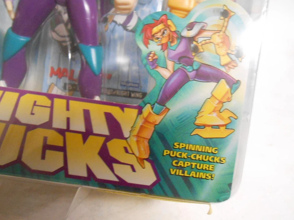Figura de acción MIGHTY DUCKS MARTIAL ARTS MALLORY 1996 NUEVA SELLADA Mattel Foto 4 de 4