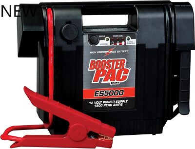 Clore Automotive Booster PAC ES5000 1500 Peak Amp 12V Jump Starter, NEW