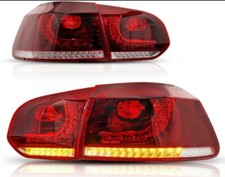 FARI FANALI LED STOP PER VOLKSWAGEN GOLF 6 CANBUS FRECCIA DINAMICA GTI GTD MK6 