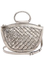 Patricia Nash Leather Ossi Satchel Platinum