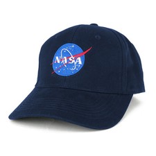 NASA Insignia Logo Embroidered Deluxe 100 Cotton Cap - 2 Colors FREE SHIP