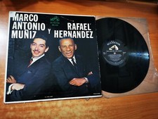 MARCO ANTONIO MUÑIZ Y RAFAEL HERNANDEZ RARE MEXICO LP VINYL ORTOFONICO 1964 RARO