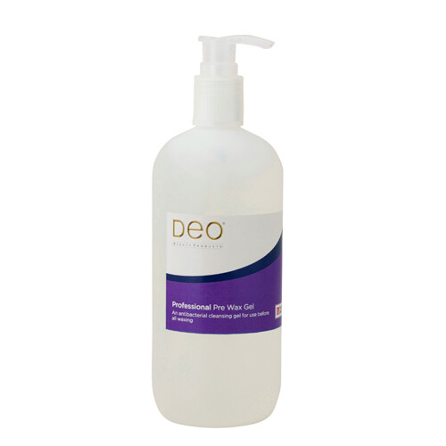 PW 206 Deo Pre Wax Gel Lotion Antibacterial Waxing Depilatory Cleanser 500ml