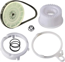 W10721967 Washer Pulley Clutch Kit & W10006384 Washer Drive Belt Fit for Whirlpo