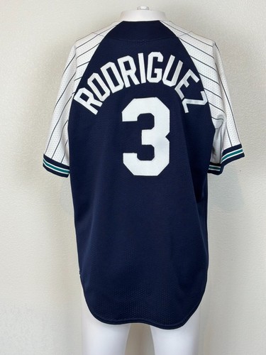 Vintage Majestic Seattle Mariners Alex Rodriguez #3 Jersey Size XL Made In USA - Picture 10 of 20