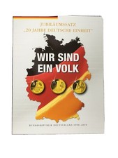 Jubiläumssatz „20 Jahre Deutsche Einheit“