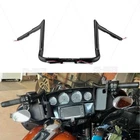 PRE-WIRED 12" Meathook Bar Ape Hangers Handlebars For Harley 2014-2023 FLHX FLHT