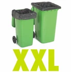 Black Heavy Duty Wheelie Bin Bags Liners Rolls Refuse Sacks UK Made Strong Large