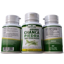 Chanca Piedra Supplement Stone Breaker Kidney Cleanse Gallbladder Detoxify 60 ct