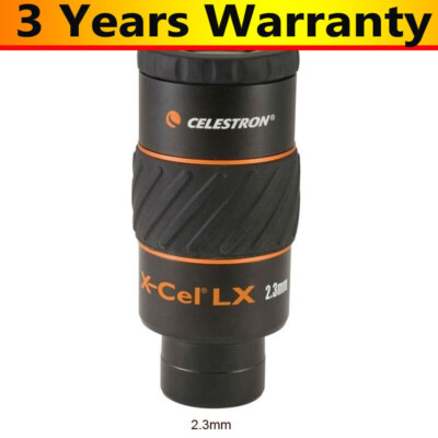 Original X-CEL LX 2.3mm Eyepiece Telescope Eyepiece 1.25'' Barrel f/ Moon Planet