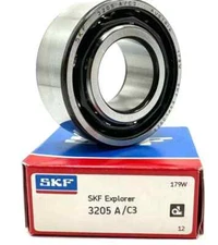 1PC SKF 3205 A/C3 double row angular contact ball bearing #MK
