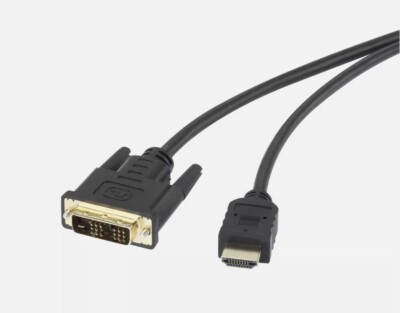 10 m DVI-D/HDMI -Kabel, vergoldet 10m