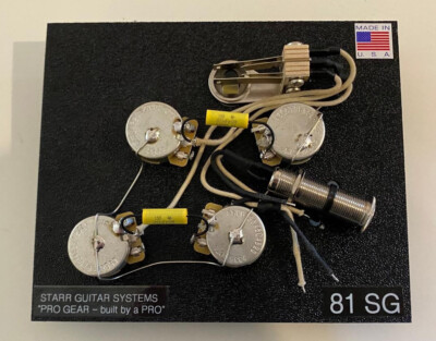 Gibson SG model 1981 aka ''Firebrand'' wiring harness NEW!